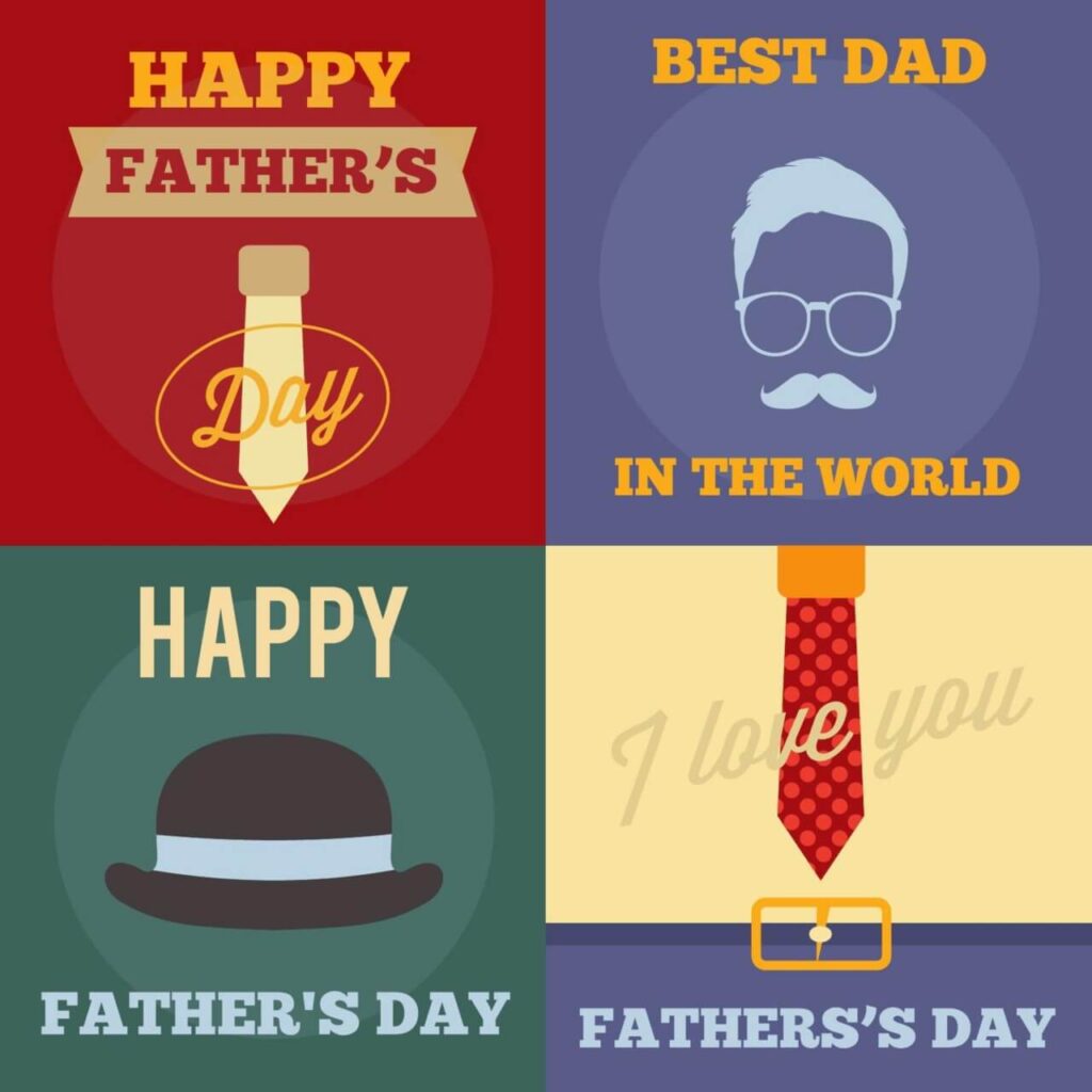 Father’s Day Retro Cards