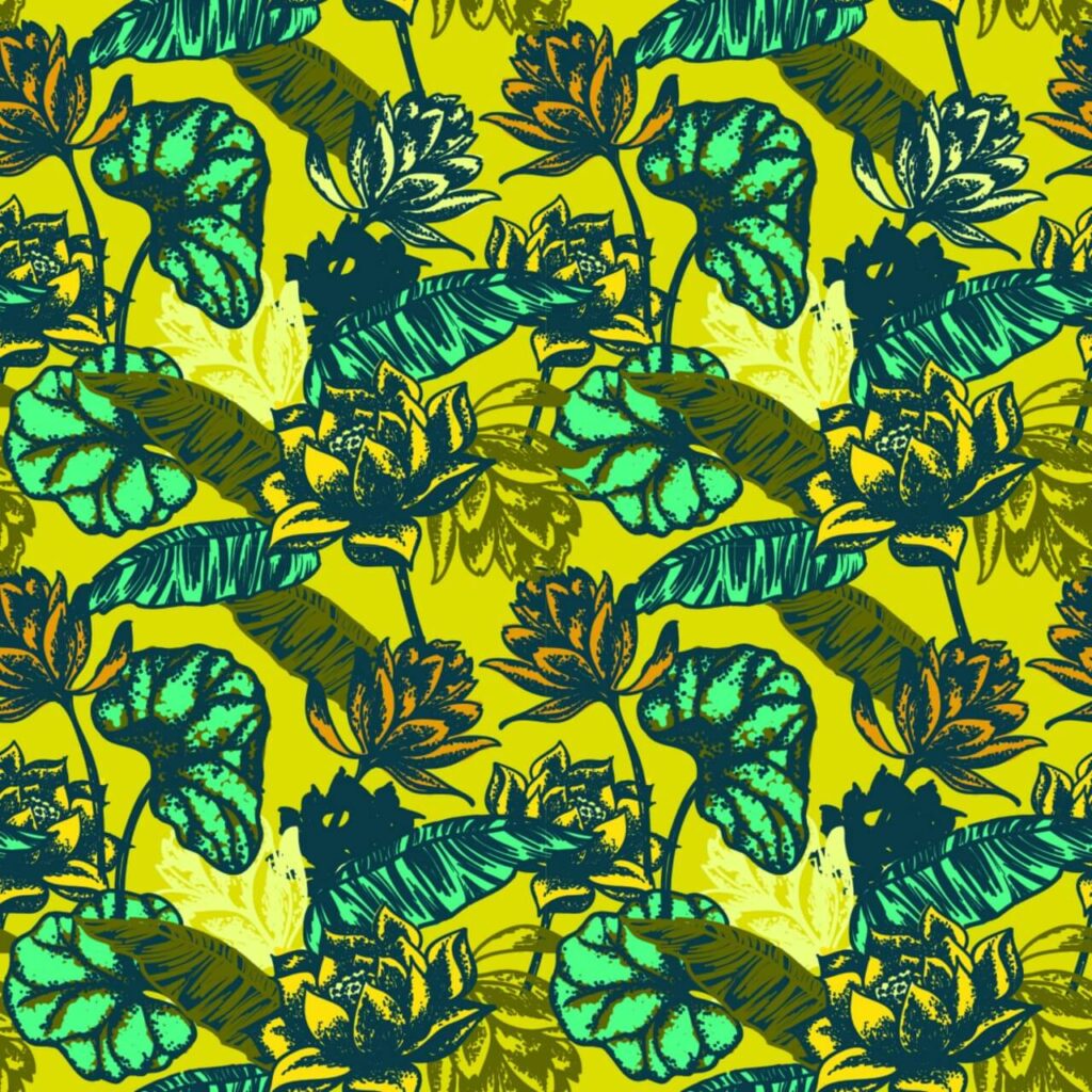 Seamless floral pattern.