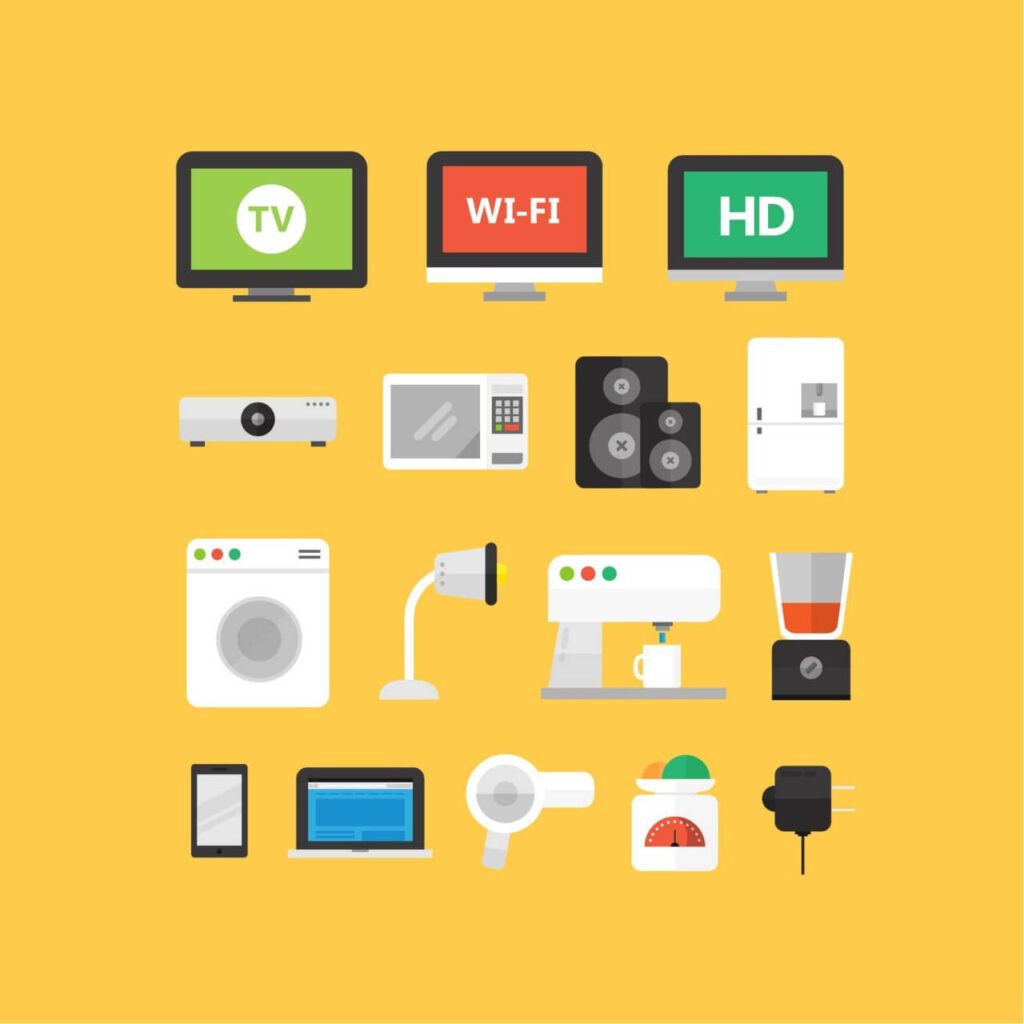 Electronic Appliance Icons