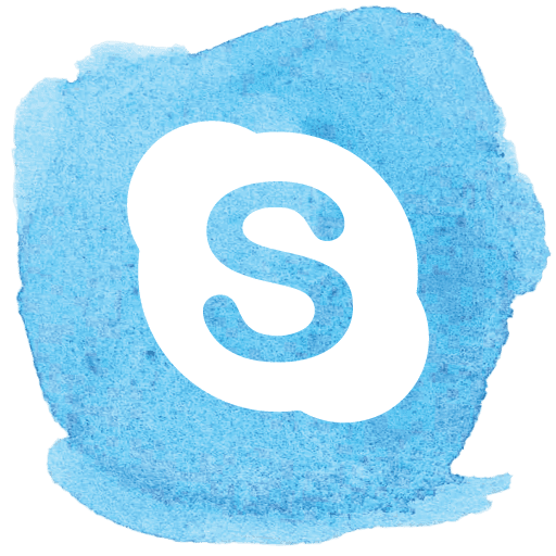 Skype, social media, social icon