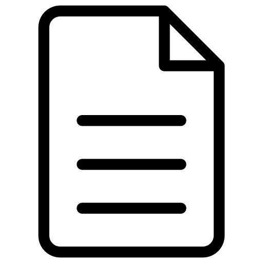 Document, extension, file icon