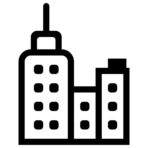 Building, office, finance buildings icon