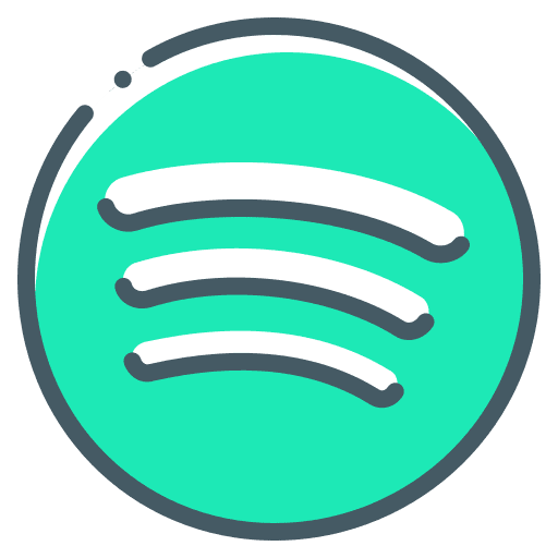 Logo, spotify icon