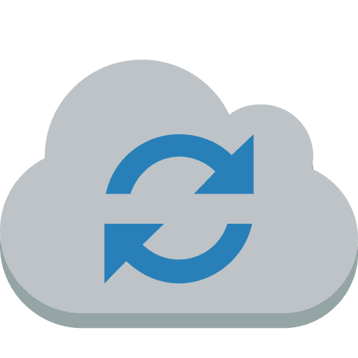 Sync, cloud icon