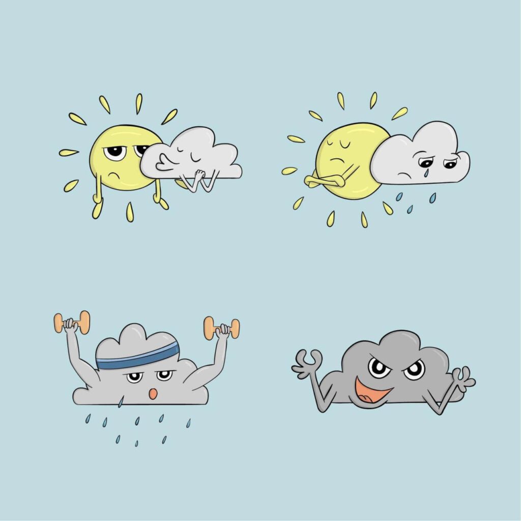 Weather Comic Icons