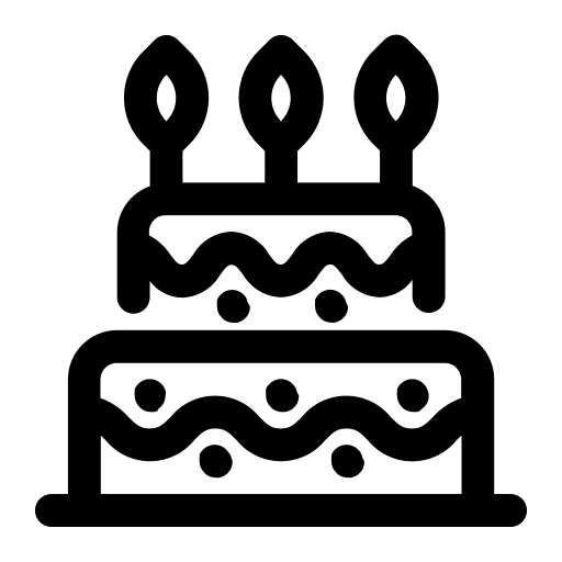 Birthday, cake, celebration icon