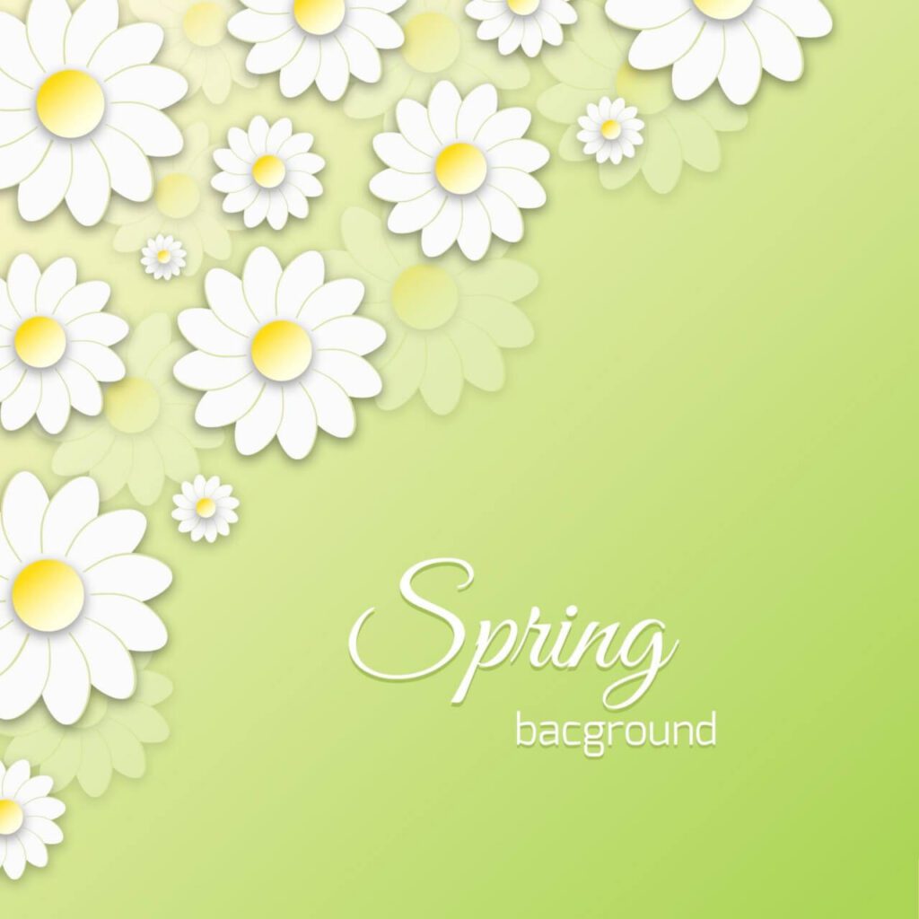 Spring Floral 3D Illustration