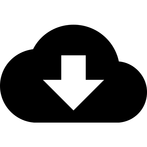 Cloud, download icon