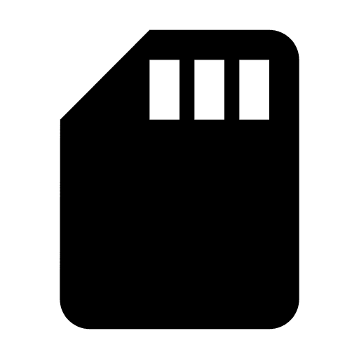 Sd, storage icon