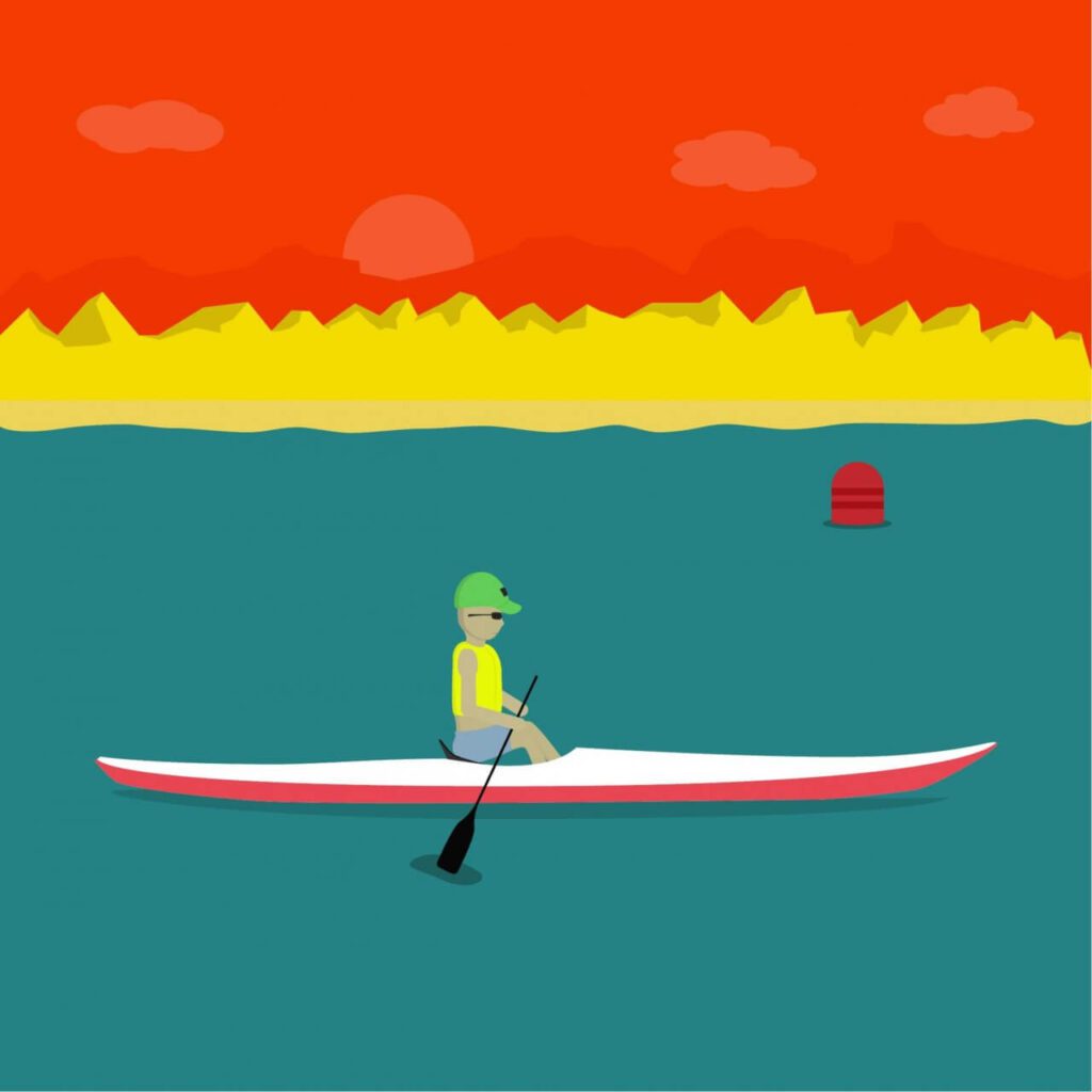 Kayak Illustration