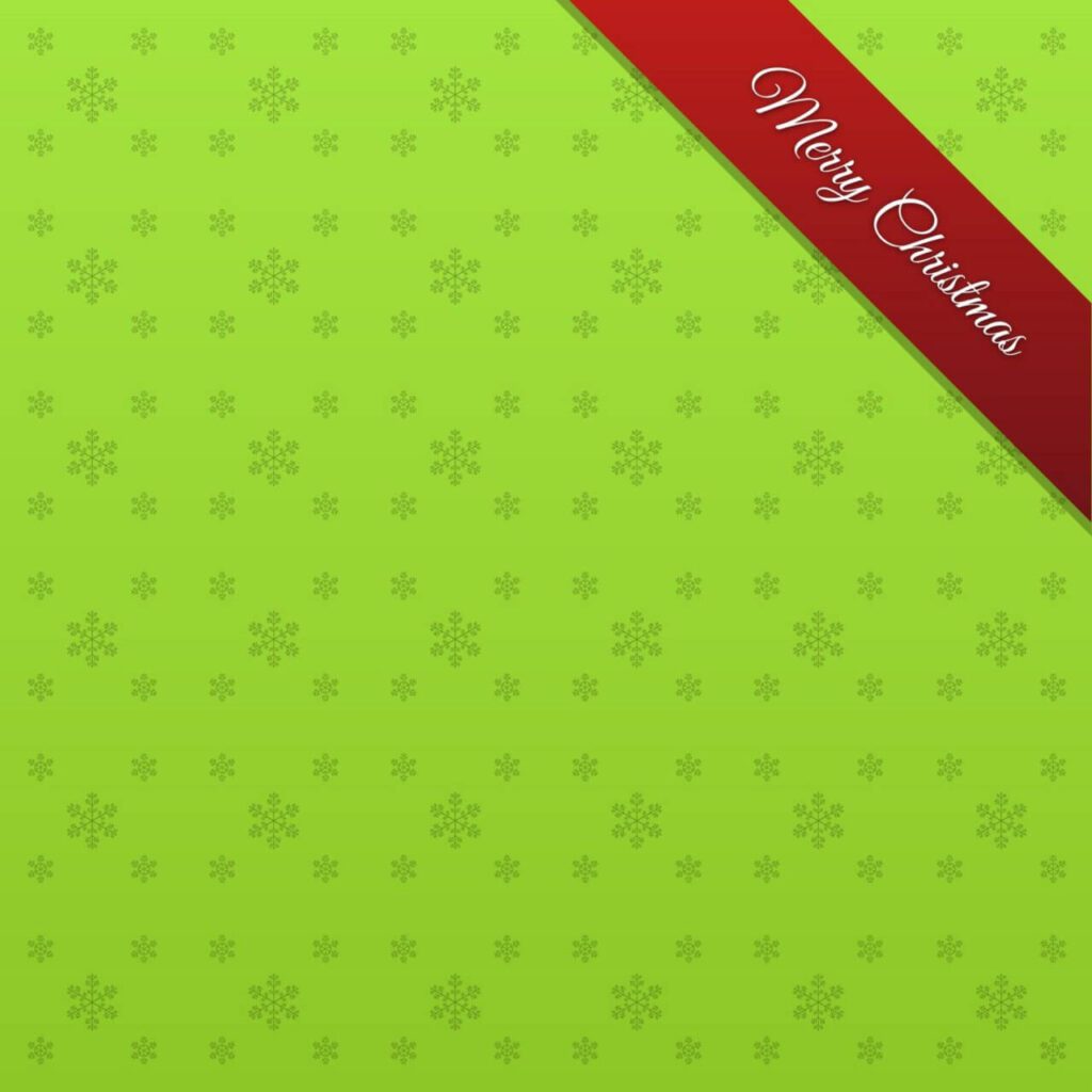 Christmas background with typography and bow