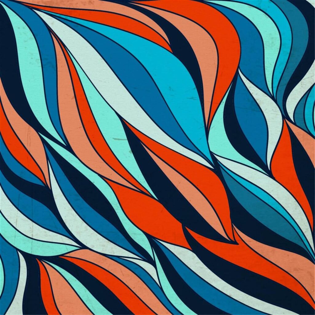 Abstract wave illustration