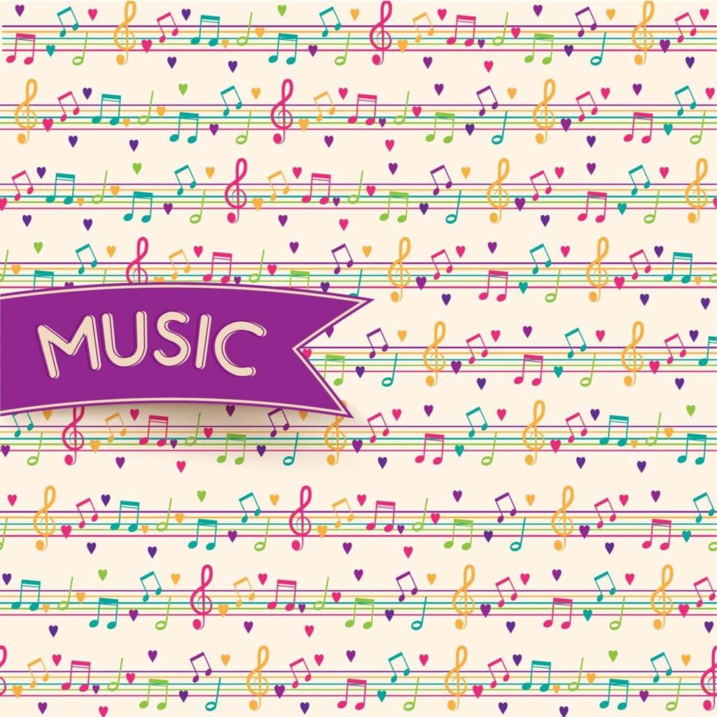 Vector Music Background