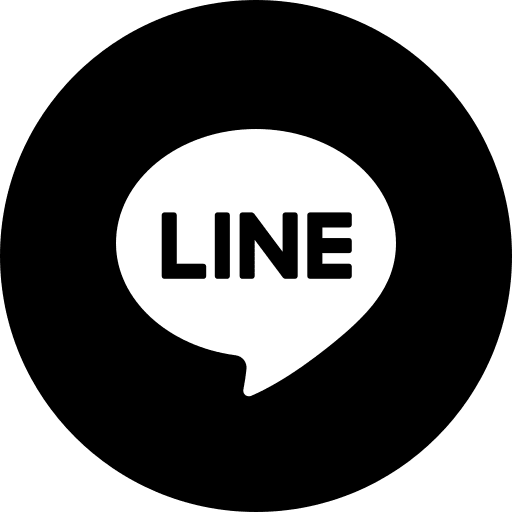 Line, social media, logo icon