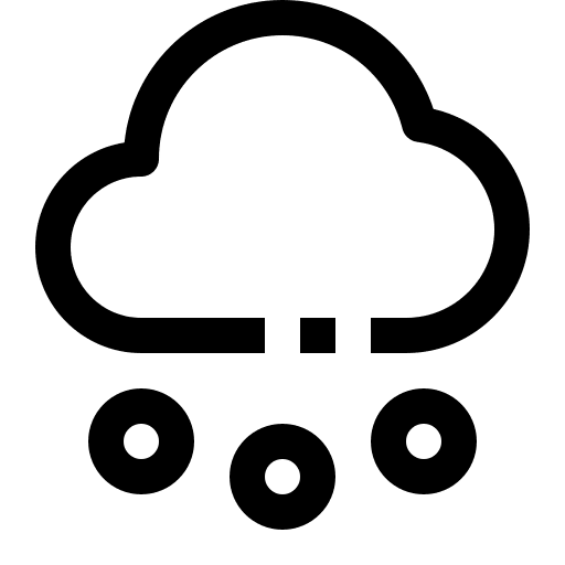 Weather, snow, cloud icon