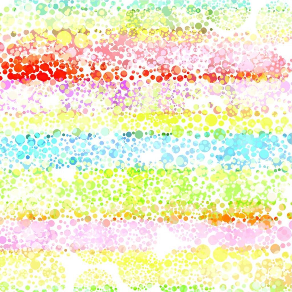 Abstract colorful bubble texture background