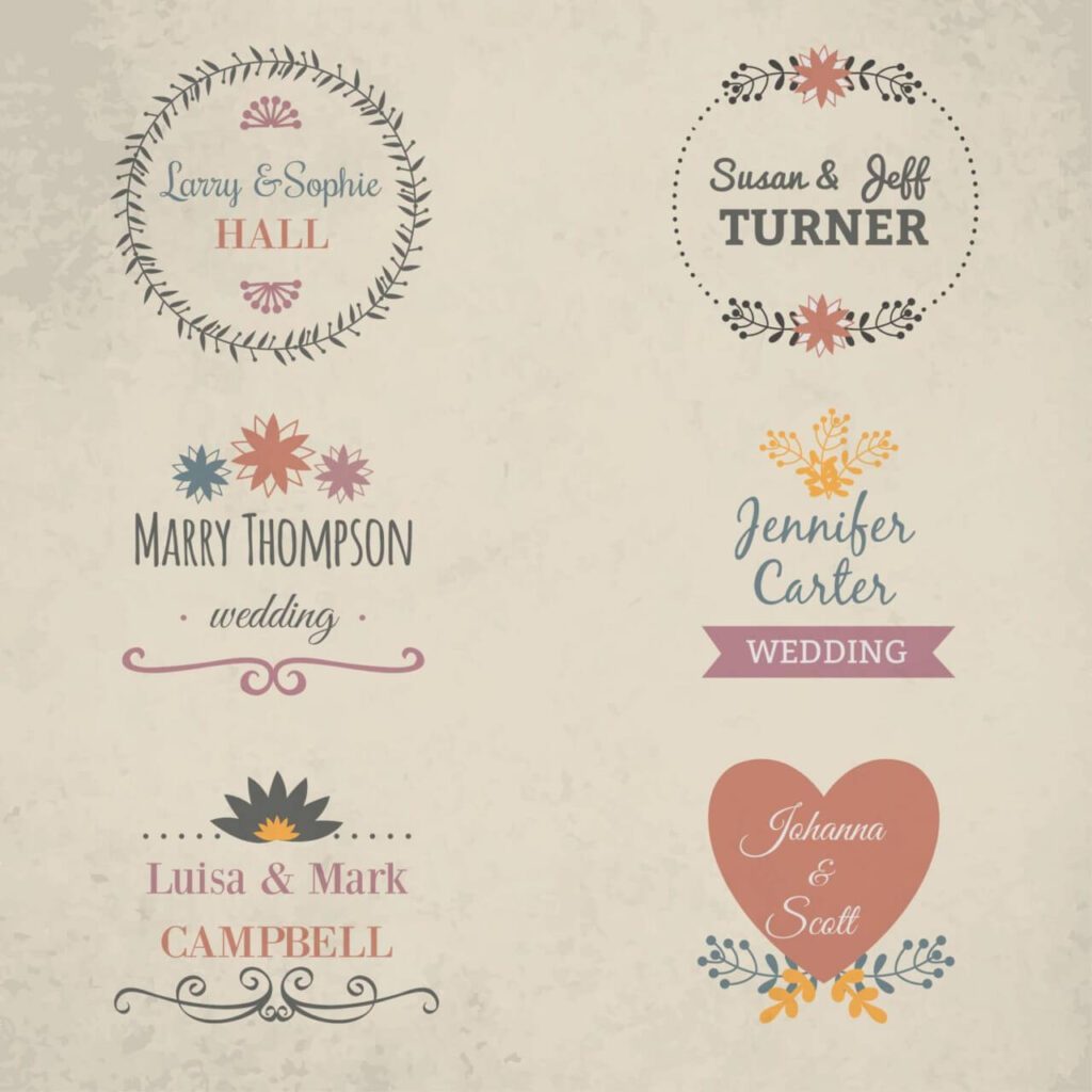 Wedding vector illustration