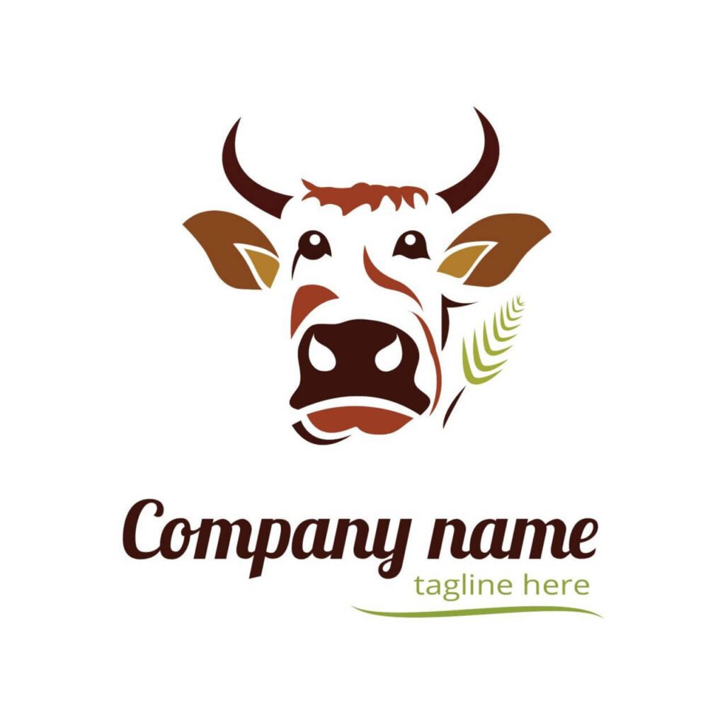 Cow logo design