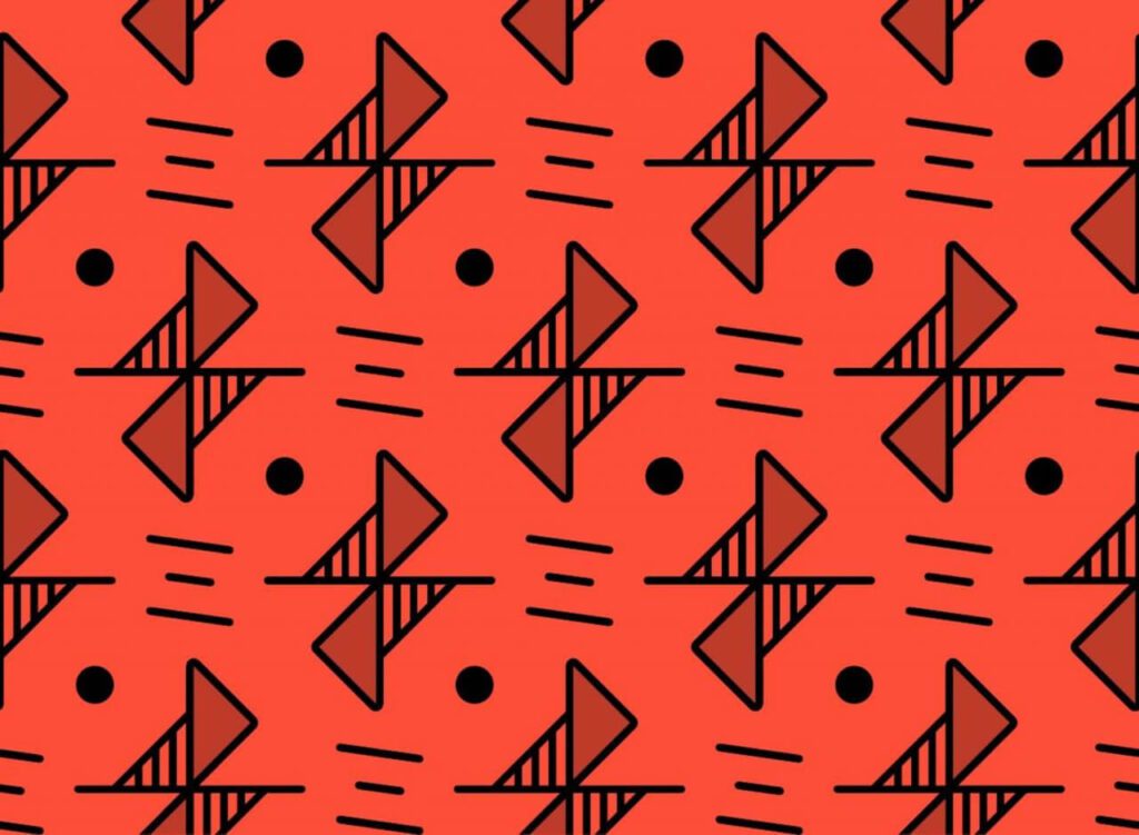 Red Line Pattern