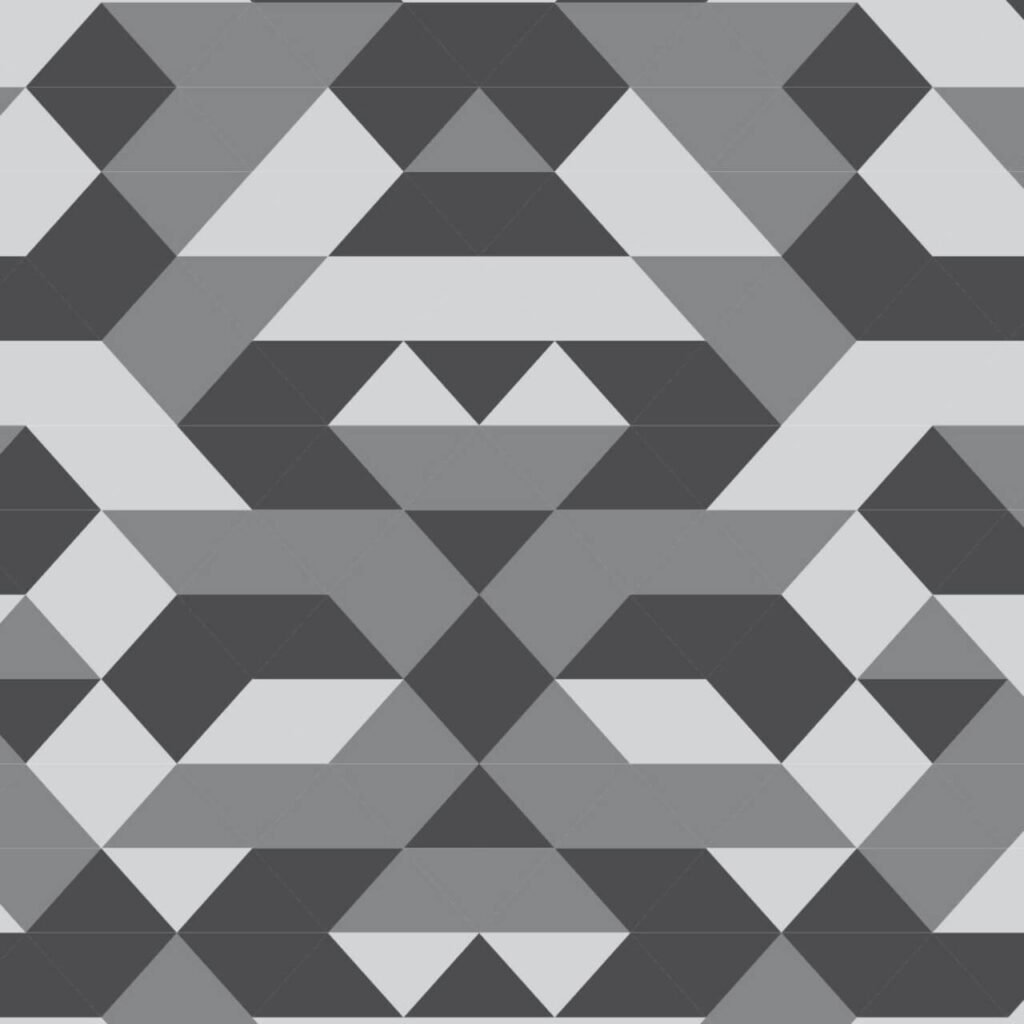 Geometric Grayscale Pattern