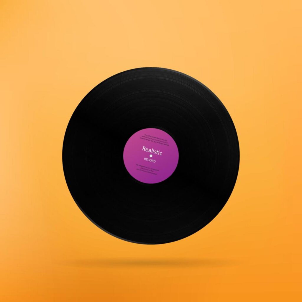 Realistic Vinyl Record