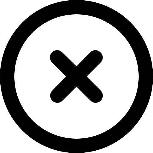 Circle, xmark icon