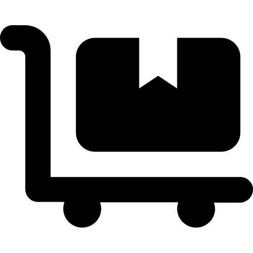 Cart, flatbed icon