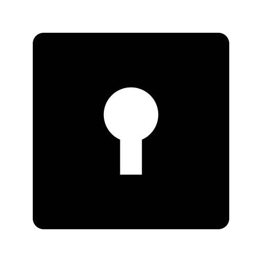 Door, lock, box icon