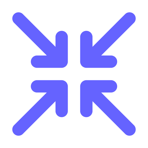 Compress, arrows icon