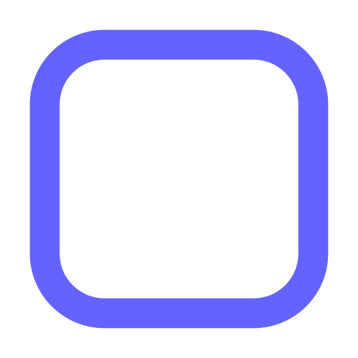 Square, shape icon