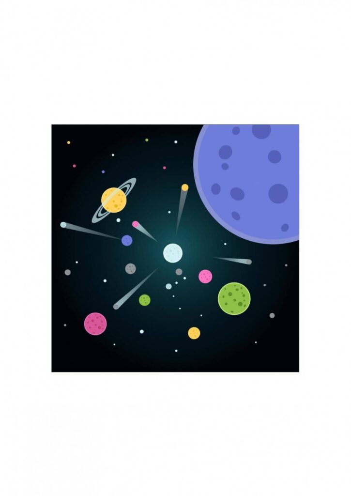 Vector illustration Planets