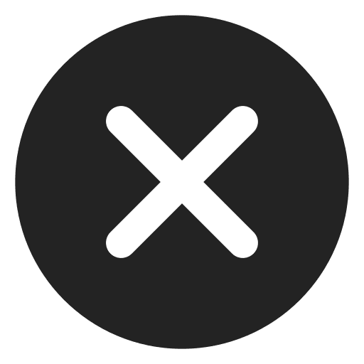 Cross, delete, cancel icon