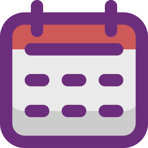 Calendar, schedule, date icon