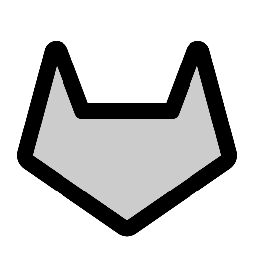 Gitlab, logo, simple icon