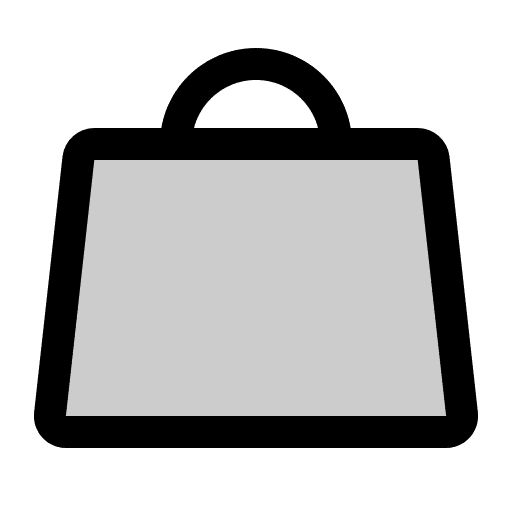 Handbag, simple, duotone icon