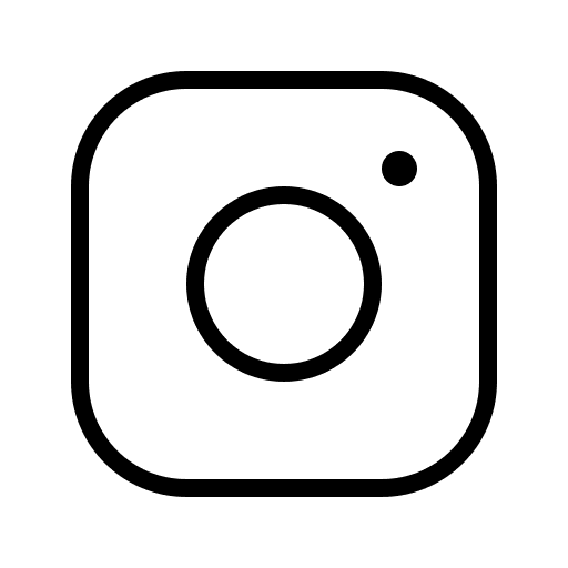 Instagram, logo, thin icon