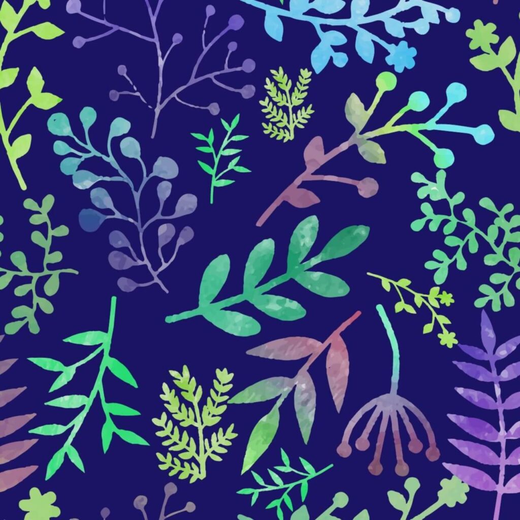 Floral watercolor pattern