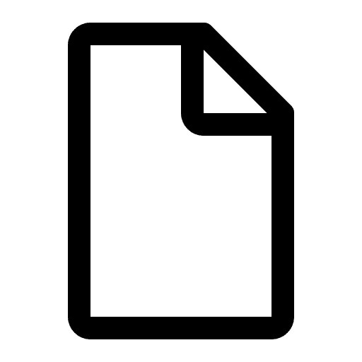 Document, blank icon