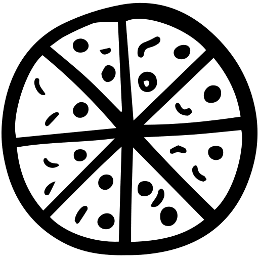 Pizza, food icon