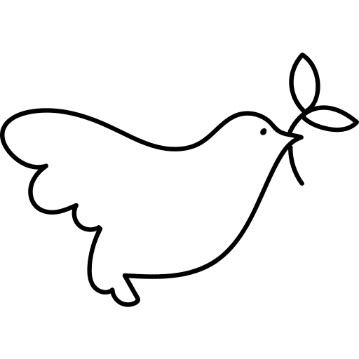 Dove, peace icon