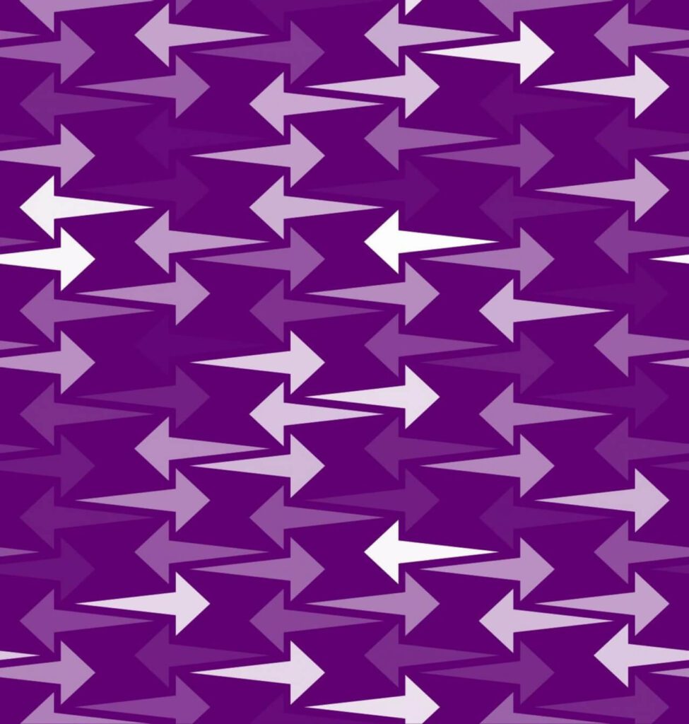 Purple Arrows Pattern