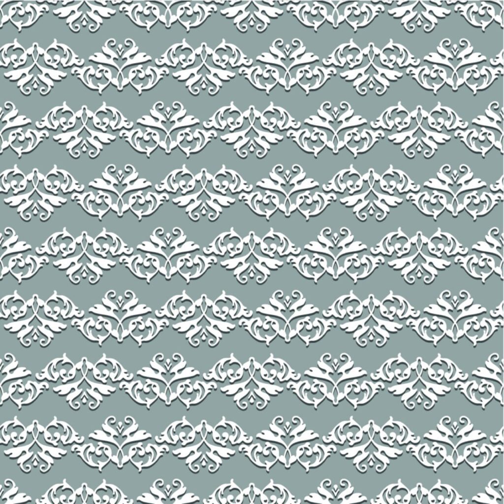 Damask seamless floral pattern