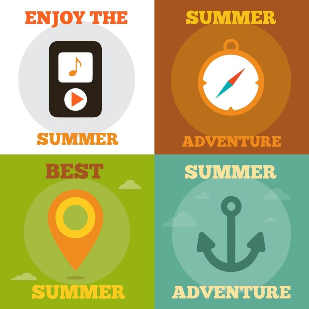 Summer Activity Icons