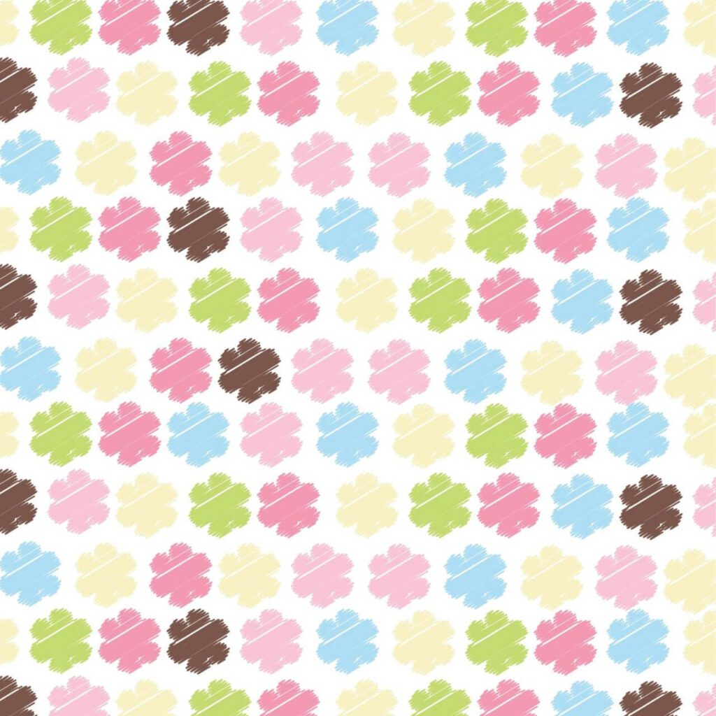 Seamless pattern with flowers