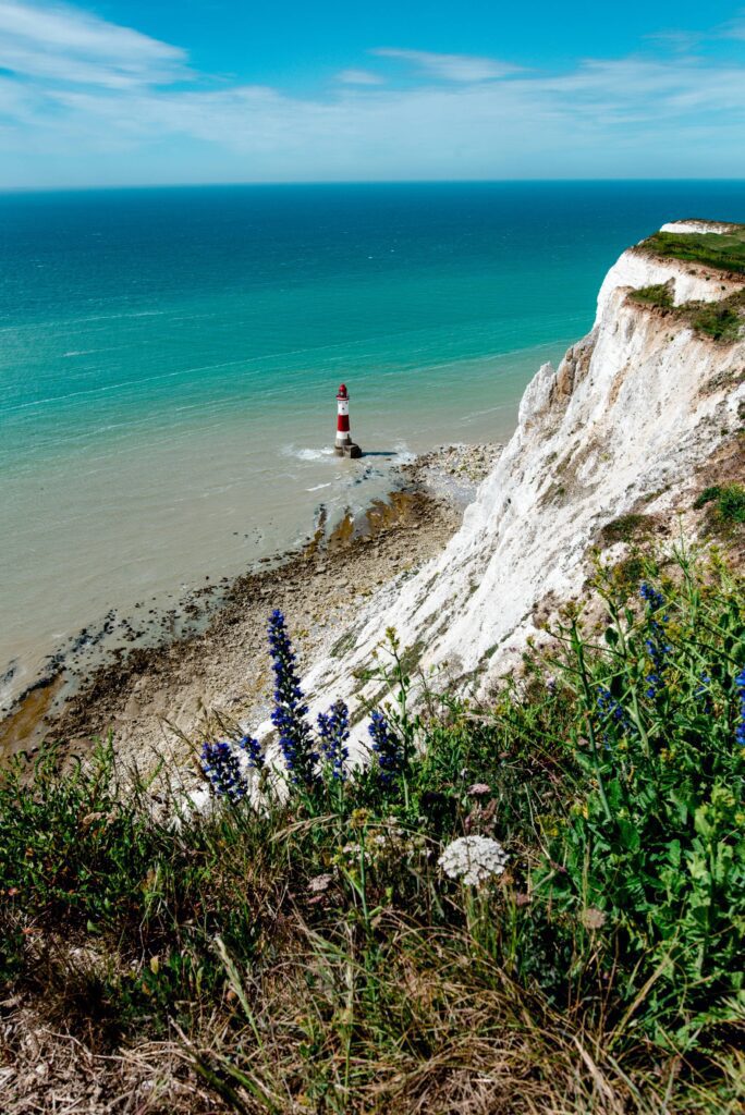 Abandoned Lighthouse Next to Cliffs Free Photo