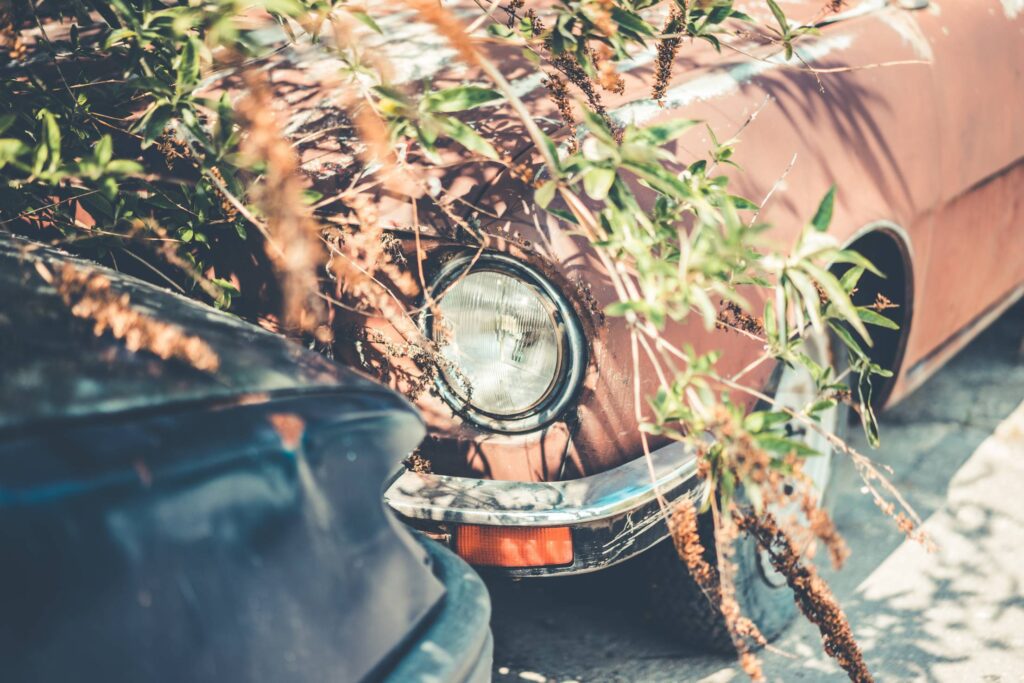 Abandoned Rusty Old Timer Automobile Free Photo