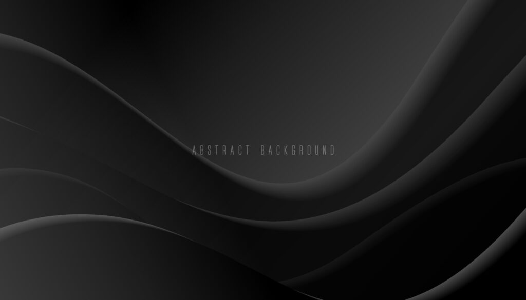 abstact wavy background black colour Free Vector