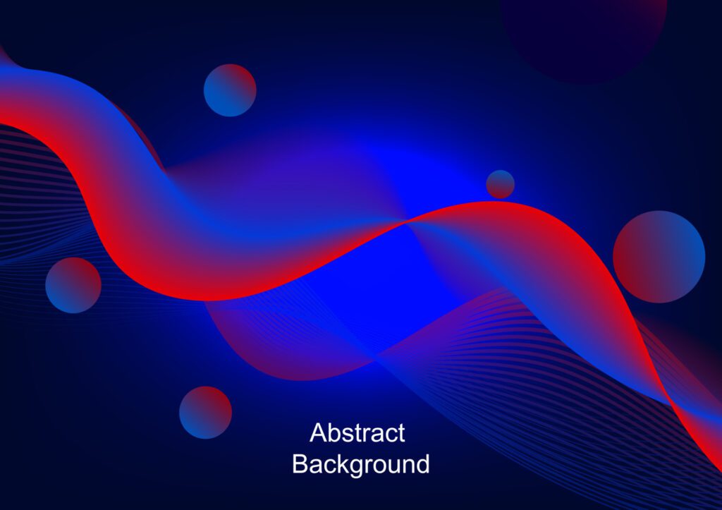 abstract background blend Fluid liquid style gradient blue red tone wallpaper vector illustration Free Vector