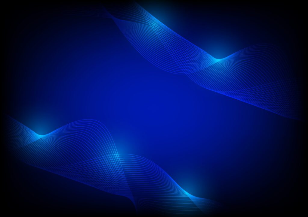 abstract background blue wave line smooth for background illustration vector Free Vector