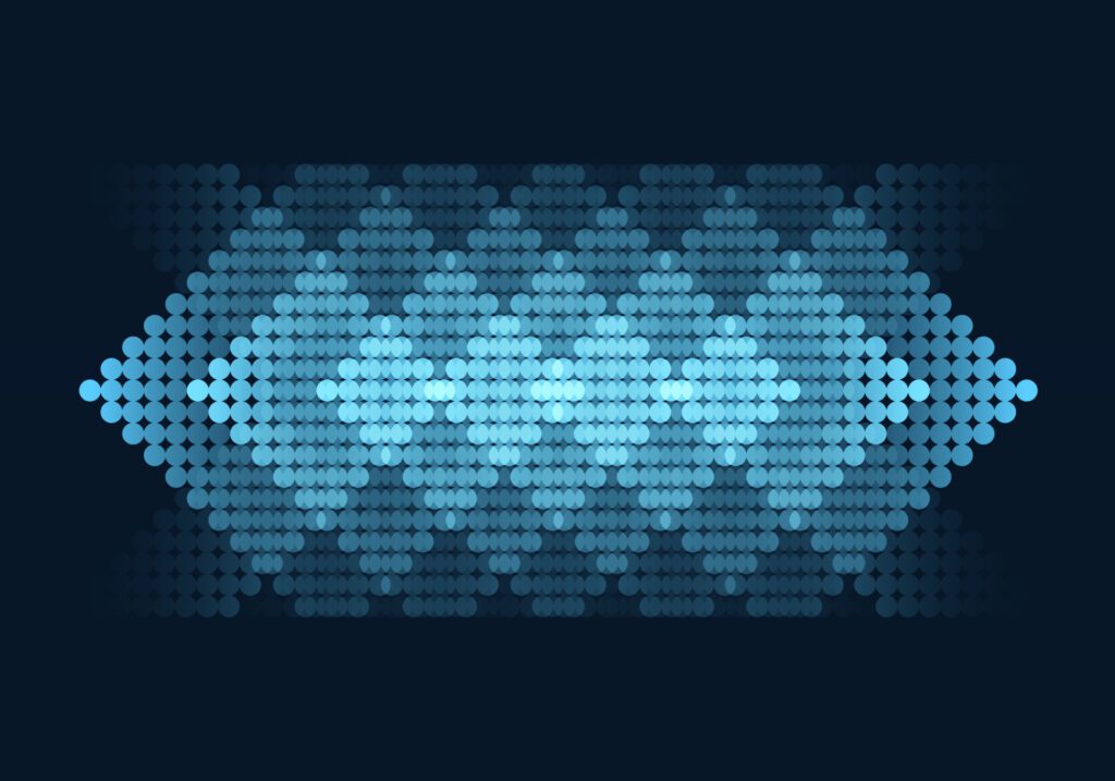 Abstract background, diamond-shaped, layered with dots. Free Vector